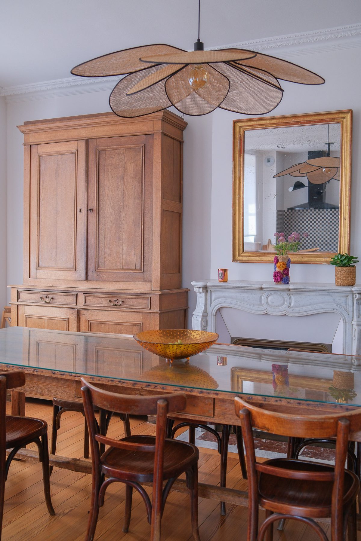 The dining room of Villa Marguerite