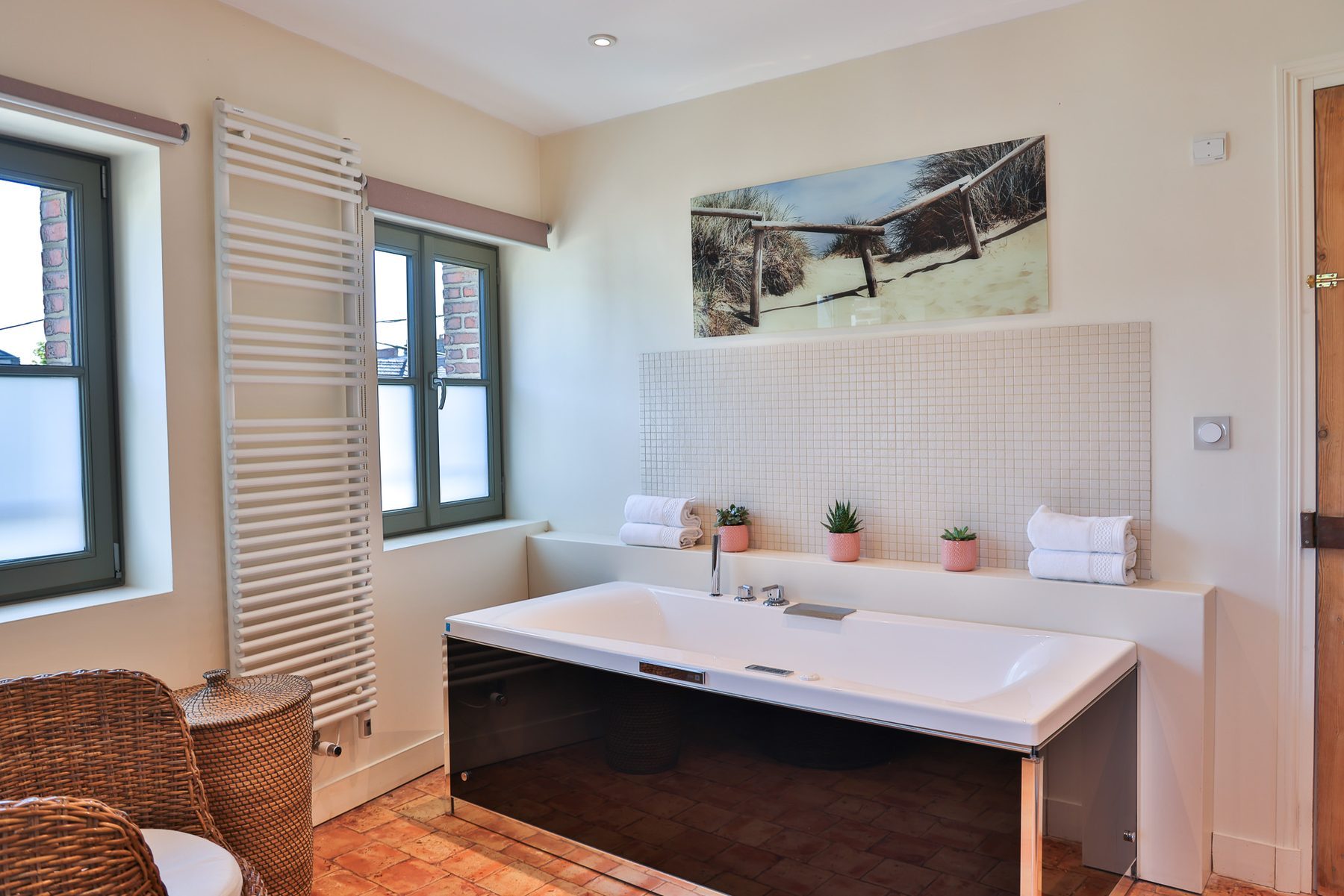 The Magnolia bedroom bathroom